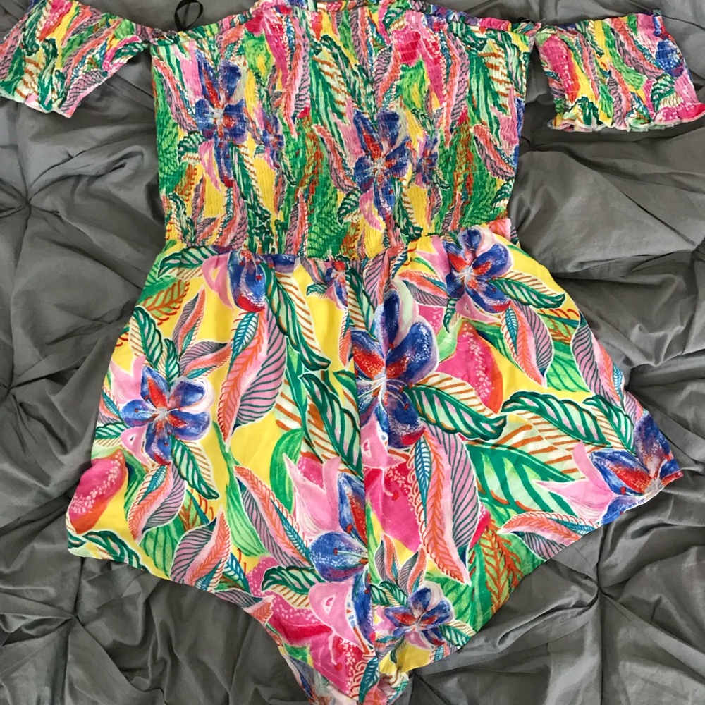 NEVER WORN floral romper